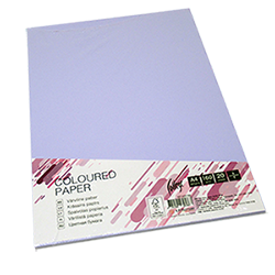 Krāsains kartons College A4, 160g/m², 20 loksnes, Lavander LA12