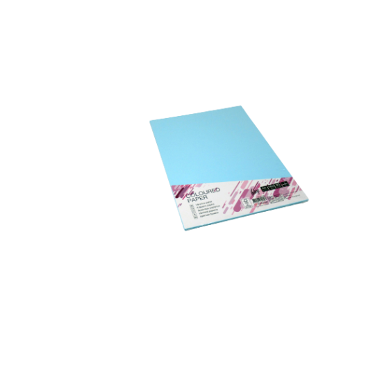 Krāsains kartons College A4, 160g/m², 20 loksnes, Medium blue, MB30