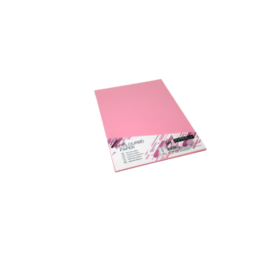 Krāsains kartons College A4, 160g/m², 20 loksnes, Pink, PI25
