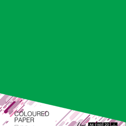 Krāsains kartons College A4, 160g/m², 20 loksnes, Dark green DG47