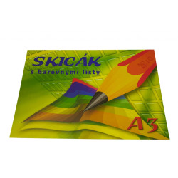Цветной картон Kreska Двусторонний, Multicolor, 170г/м²