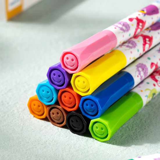 Flomāsteri Deli Genius Jumbo, 24 krāsas