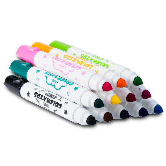 *Flomāsteri DELI COLOR KIDS EC10400, 12 krāsas