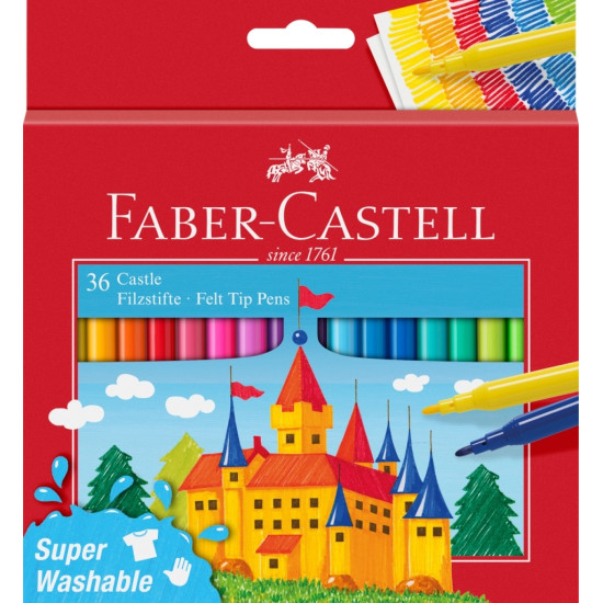 Flomāsteri Faber-Castell, 36gab/iep
