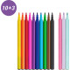 Flomāsteri Faber-Castell Unicorn 10+3 krāsas + uzlīmes
