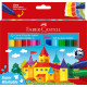 Flomāsteri Faber-Castell Castle Jumbo 12 krāsas