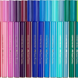 Flomāsteri Faber-Castell Dārgumu lāde, saspraužamie, metāla kastītē, 33 krāsas