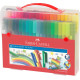 Flomāsteri Faber-Castell, saspraužamie, 80 krāsas