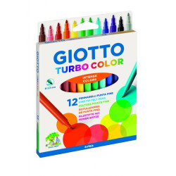 Flomāsteri Giotto Turbo Color, 12gab/iep