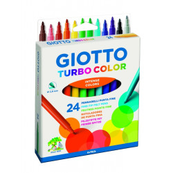 Flomāsteri Giotto Turbo Color, 24 krāsas