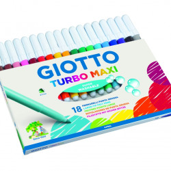 Flomāsteri Giotto Turbo Maxi 18 krāsas