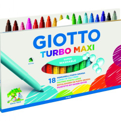 Flomāsteri Giotto Turbo Maxi 18 krāsas