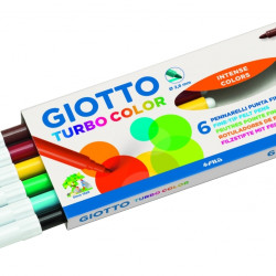 Flomāsteri Giotto Turbo Color, 6 krāsas