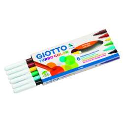Flomāsteri Giotto Turbo Color, 6 krāsas
