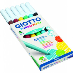 Flomāsteri Giotto Turbo Maxi, 6krāsas