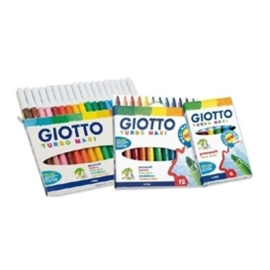 Flomāsteri Giotto Turbo Maxi, 6krāsas