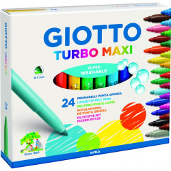 Flomāsteri Giotto Turbo Maxi 24 krāsas