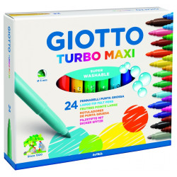 Flomāsteri Giotto Turbo Maxi 24 krāsas