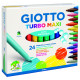 Flomāsteri Giotto Turbo Maxi 24 krāsas