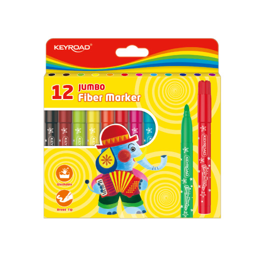 Flomāsteri Keyroad Jumbo 12 krāsas