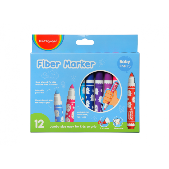 Flomāsteri Keyroad Jumbo Baby 12 krāsas