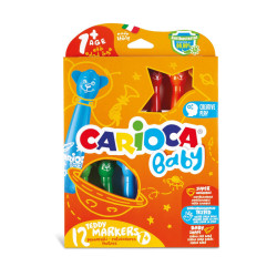 *Flomāsteri CARIOCA Teddy BABY, 12 krāsas