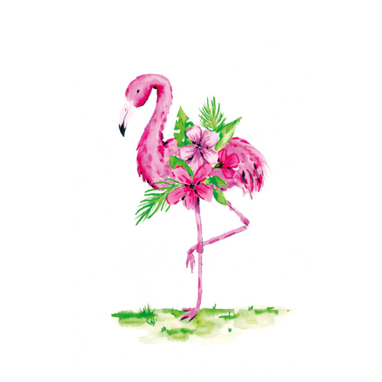 Akvareļu marķieri Faber-Castell Goldfaber Aqua Fluffy Flamingo, divpusēji, 4 krāsas