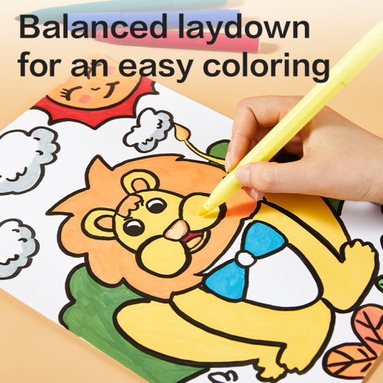 Flomāsteri Deli ColorWow Jumbo, 6 krāsas
