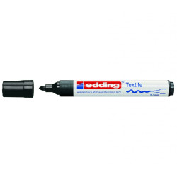 Tekstila marķieris Edding 4500 2-3.0mm, konisks, melns