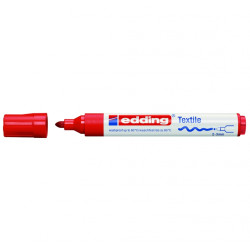 Tekstila marķieris Edding 4500 2-3.0mm, konisks, sarkans