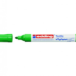Tekstila marķieris Edding 4500 2-3.0mm, konisks, zaļš
