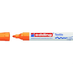 Tekstila marķieris Edding 4500 2-3.0mm, konisks, oranžs