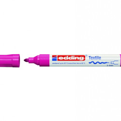 Tekstila marķieris Edding 4500 2-3.0mm, konisks, rozā