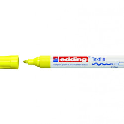 Tekstila marķieris Edding 4500 2-3.0mm, konisks, neona dzeltens