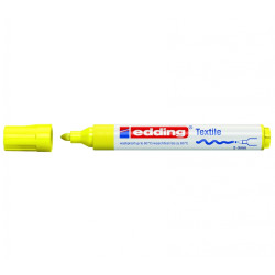 Tekstila marķieris Edding 4500 2-3.0mm, konisks, neona dzeltens
