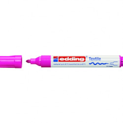 Tekstila marķieris Edding 4500 2-3.0mm, konisks, neona rozā