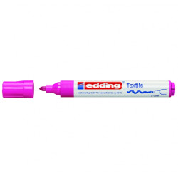 Tekstila marķieris Edding 4500 2-3.0mm, konisks, neona rozā