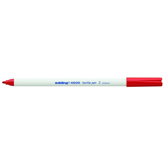 Tekstila marķieris Edding 4600 1.0mm, sarkans