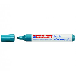 Tekstila marķieris Edding 4500 2-3.0mm, konisks, tirkīza