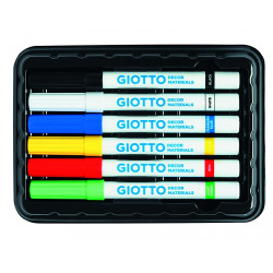 Flomāsteri Fila Giotto Decor Materials 6 krāsas