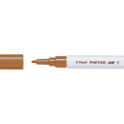 Dekoratīvais marķieris Pilot Pintor 1mm, konisks, Brown