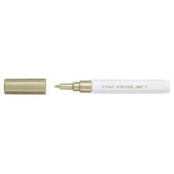 Маркер-краска Pilot "Pintor Fine", Gold Metallic, Исключительное покрытие