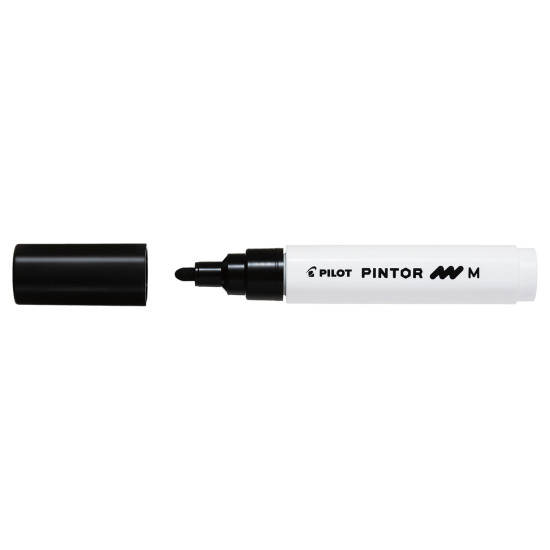 Dekoratīvais marķieris Pilot Pintor 1.4mm, konisks, Black