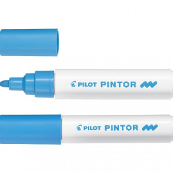 *Dekoratīvais marķieris Pilot Pintor 1.4mm, konisks, Light blue
