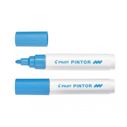 *Dekoratīvais marķieris Pilot Pintor 1.4mm, konisks, Light blue