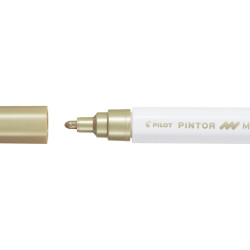 Dekoratīvais marķieris Pilot Pintor 1.4mm, konisks, Gold