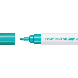 Dekoratīvais marķieris Pilot Pintor 1.4mm, konisks, Metallic green