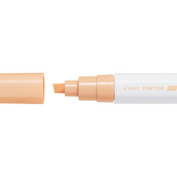Dekoratīvais marķieris Pilot Pintor 8mm, nošķelts, Light orange