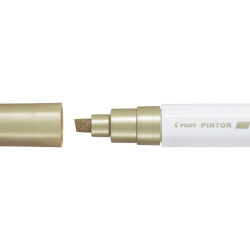 Dekoratīvais marķieris Pilot Pintor 8mm, nošķelts, Gold