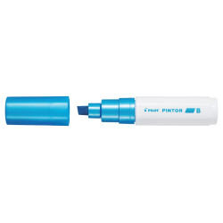 Dekoratīvais marķieris Pilot Pintor 8mm, nošķelts, Metallic blue